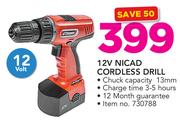Stramm 12V Nicad Cordless Drill