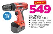 Stramm 18V Nicad Cordless Drill