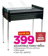 Out & About Adjustable family Braai