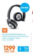 JBL In Ear Headphone E25BT-Each