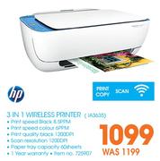HP 3 In 1 Wireless Printer IA3635