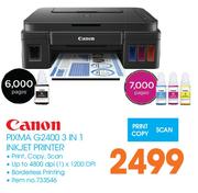 Canon Pixma G2400 3 In 1 Inkjet Printer