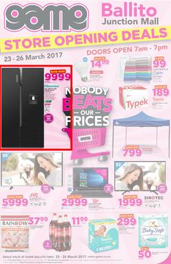 Game Ballito : Store Opening Sale (23 Mar - 26 Mar 2017), page 1