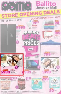 Game Ballito : Store Opening Sale (23 Mar - 26 Mar 2017), page 1