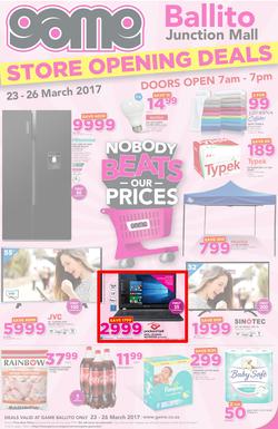 Game Ballito : Store Opening Sale (23 Mar - 26 Mar 2017), page 1