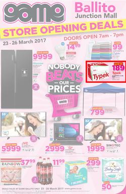 Game Ballito : Store Opening Sale (23 Mar - 26 Mar 2017), page 1