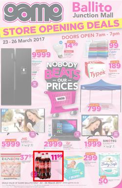 Game Ballito : Store Opening Sale (23 Mar - 26 Mar 2017), page 1