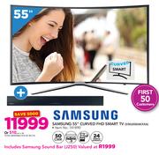 Samsung 55" Curved FHD Smart Tv 55K6500AKXXA