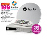 Star Sat HD Decoder Installed