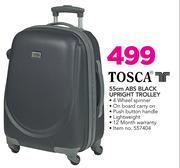 Tosca 55cm ABS Black Upright Trolley