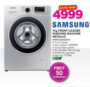 Samsung 7Kg Front Loader Washing Machine Metallic WW70J4263GS F