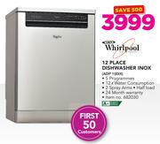 Whirlpool 12 Place Dishwasher INox ADP 100IX