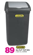 Addis 46Ltr Flip Top Bin