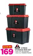 Pride 3 Piece Storage Box Set