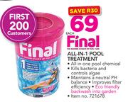 Final All In One Pool Treatment