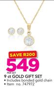 9 ct Gold Gift Set-Per Set