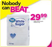 Great Value White Sugar-2.5Kg