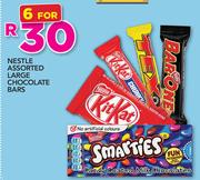 Nestle Assorted Large Chocolate Bars-For 6