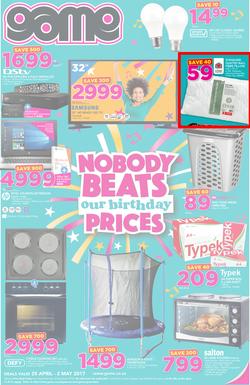 Game : Nobody Beats Our Birthday Prices (25 April - 2 May 2017), page 1