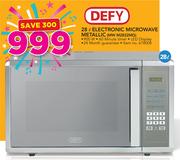 Defy 28Ltr Electronic Microwave Metallic MW M2822MG