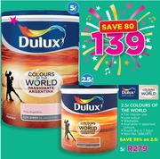 Dulux 2.5Ltr Colours Of The World