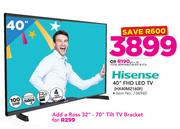 Hisense 40" FHD LED TV HX40M2160F