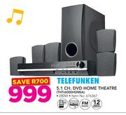 Telefunken 5.1 CH. DVD Home Theatre THT-6000HDMIA