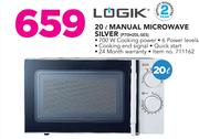 Logik 20Ltr Microwave Silver P70H20L-SES
