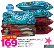 Matchstix/Celona Cycle Comforters(Double Or Queen)-Per Set