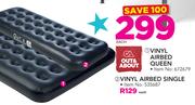 Out & About Vinyl Airbed Queen