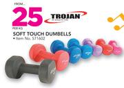 Trojan Soft Touch Dumbells-Per Kg