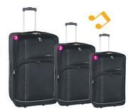 Tosca Space Age 70cm Black Upright Trolley