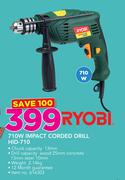 Ryobi 710W Impact Corded Drill HID-710