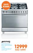 Smeg 90cm Stainless Steel Gas Cooker C9GGSSA-1