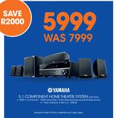 Yamaha 5.1 Component Home Theatre System YHT1810