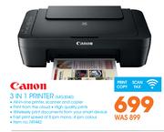 Canon 3 In 1 Printer MG3040