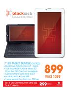 Black Web 7" 3G Tablee Bundle S 7200