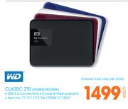 WD Classic 2TB WDBBKD0020BBK-Each