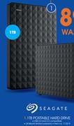Seagate 1TB Portable Hard Drive