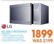 LG 40L Grill Microwave MH8042GM