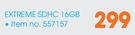 Sandisk Extreme SDHC 16GB
