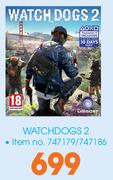 Watchdogs 2 For PS4 & XBox One-Each