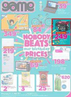 Game Malawi : Nobody Beats Our Birthday (25 May - 31 May 2017), page 1