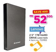 Lenovo 2.5" 1TB Hard Drive UHD F309