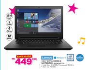 Lenovo 15.6" Intel Core i3 Notebook IDEAPAD 110