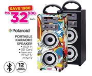 Polaroid Portable Karaoke Speaker