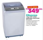 Hisense 13Kg Top Load Washing Machine WTX1302S