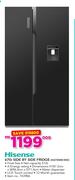 Hisense 670Ltr Side By Side Fridge H670SMI-WD