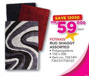 Fotakis Rug Shaggy Assorted-Each