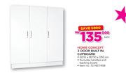 Home Concept 3 Door Built In Cupboard